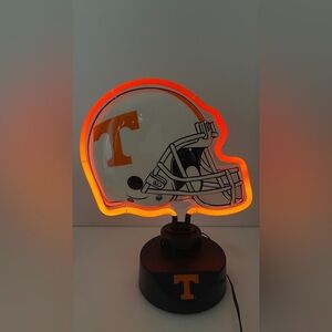 Tennessee Volunteers Neon Helmet desk Lamp light - Orange & White